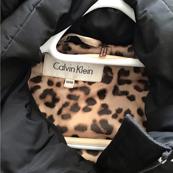 Womens Calvin Klein Full length Quilted Down Coat - Picture 3 of 5